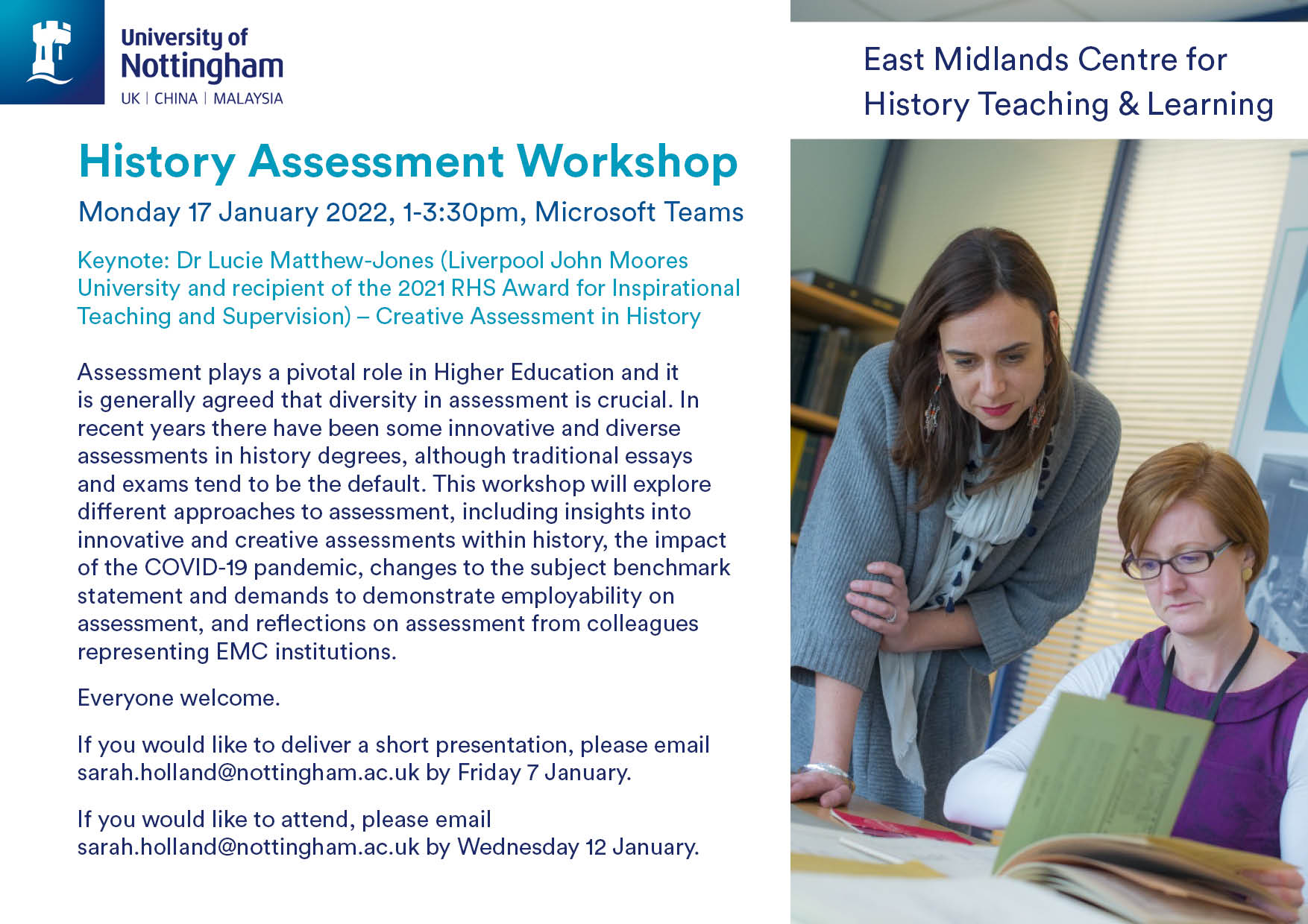 History Assessment Workshop – The East Midlands Centre for History ...